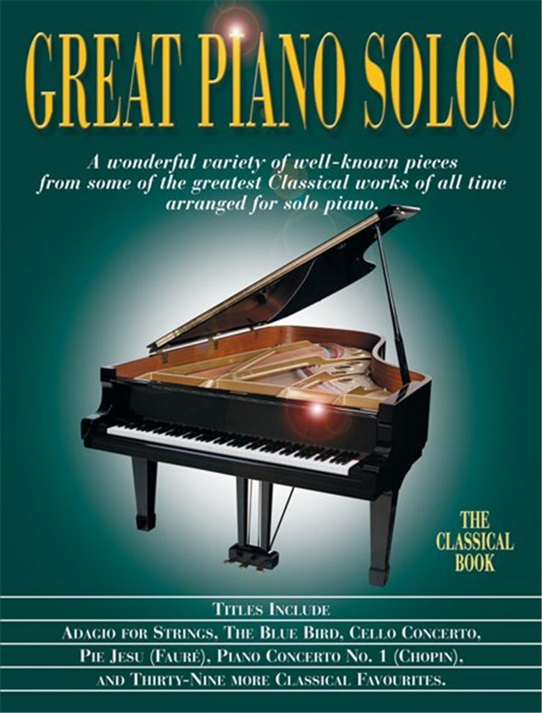 Great Piano Solos Classical Book